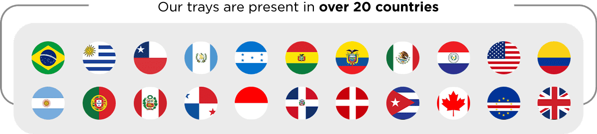 JKS Agro - Our trays are present in more than 20 countries