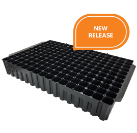 RIGID PLASTIC TRAY 176 FOR 30MM PAPER POT
