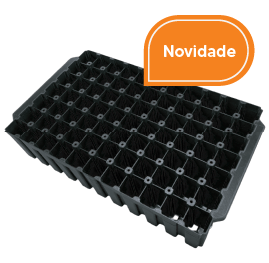 BANDEJA PLÁSTICA RÍGIDA 77 PARA PAPERPOT DE 45MM