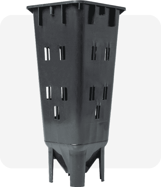 MULTIPOT OF 3,780 ML WITH FEET